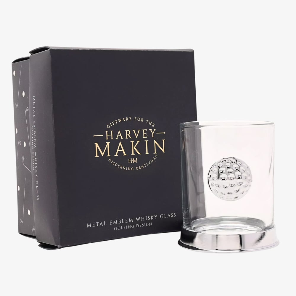 Harvey Makin Golf Whisky Glass HM2775