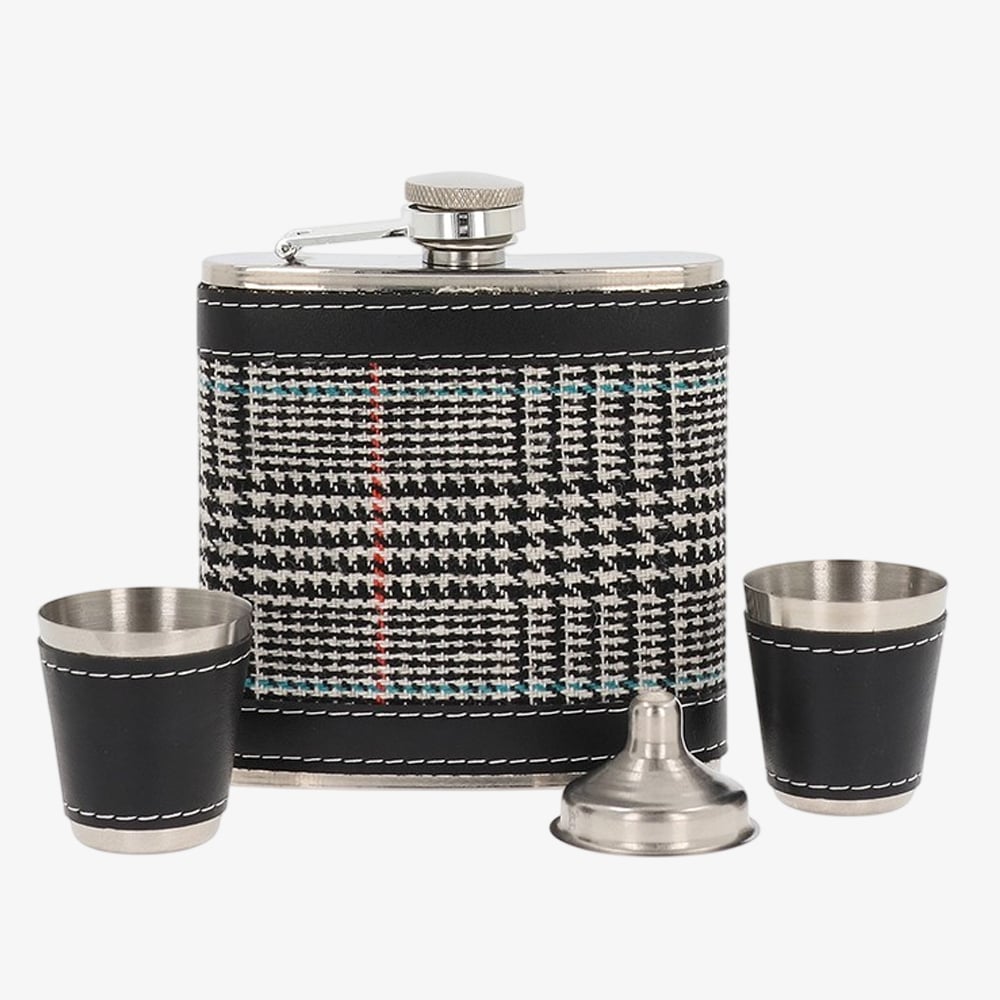 Shudehill Tweed 6oz Hipflask & 2 Cups Set 56461