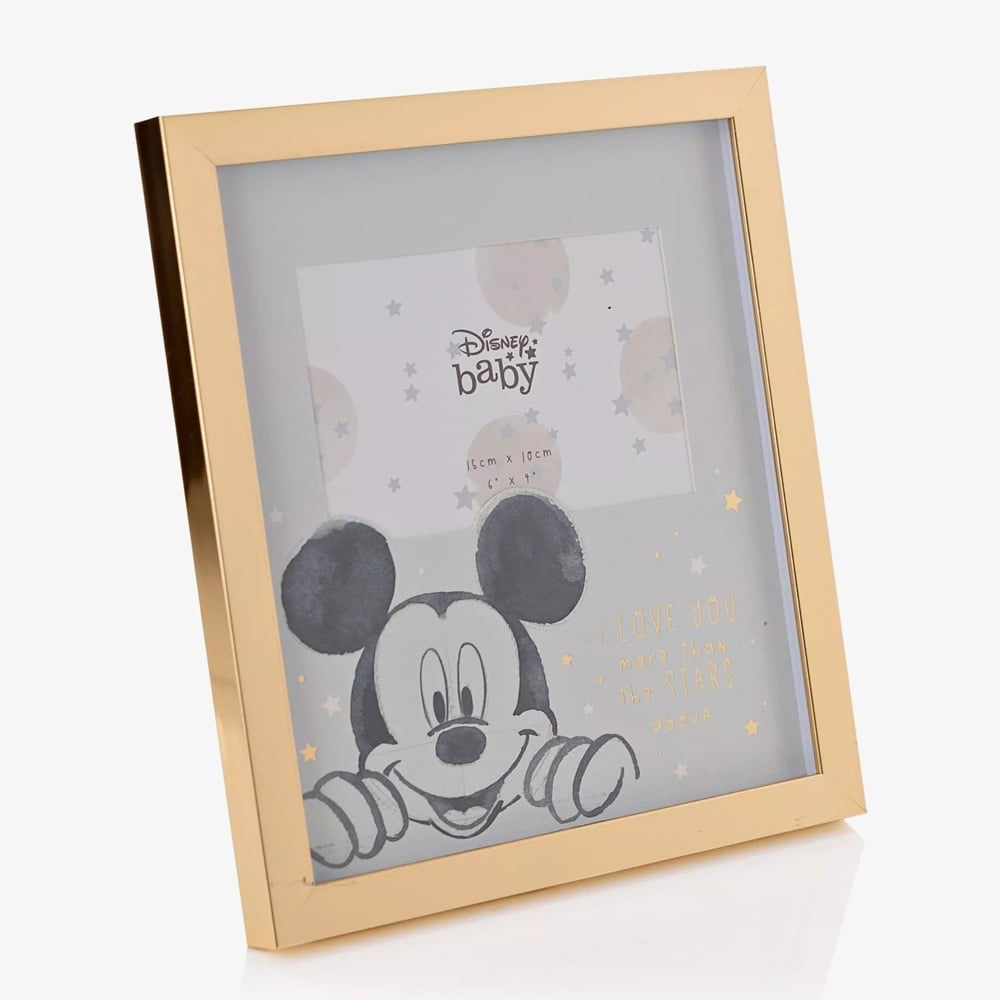 Disney Mickey Gold 6x4 Inch Photo Frame DI916