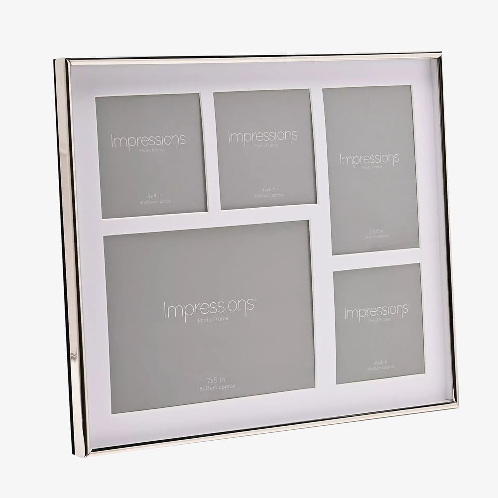 Impressions Silver Plated Multi Photo Frame FS561