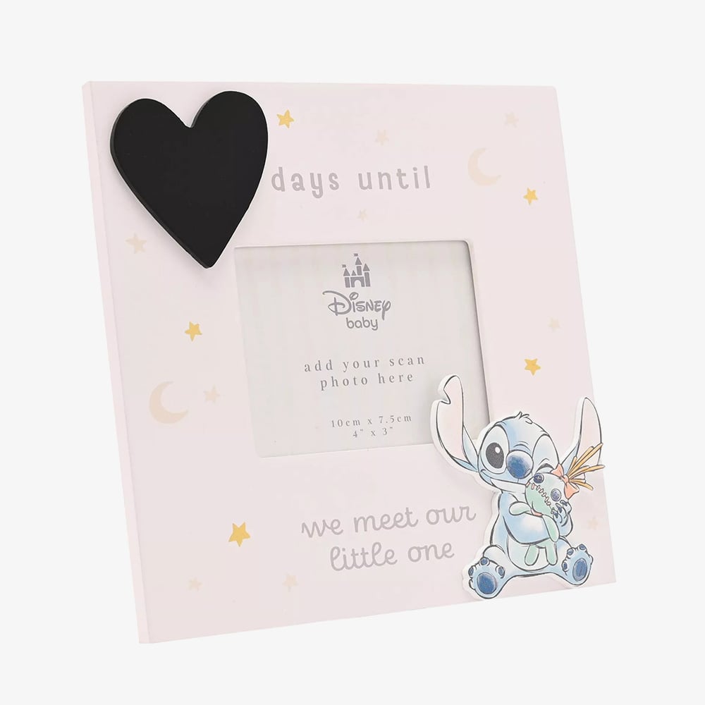 Disney Stitch Baby Countdown Scan 4x3 Inch Photo Frame DI2482