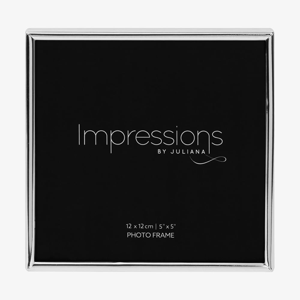 Impressions Silver Plated Thin 5x5 Inch Photo Frame 815655