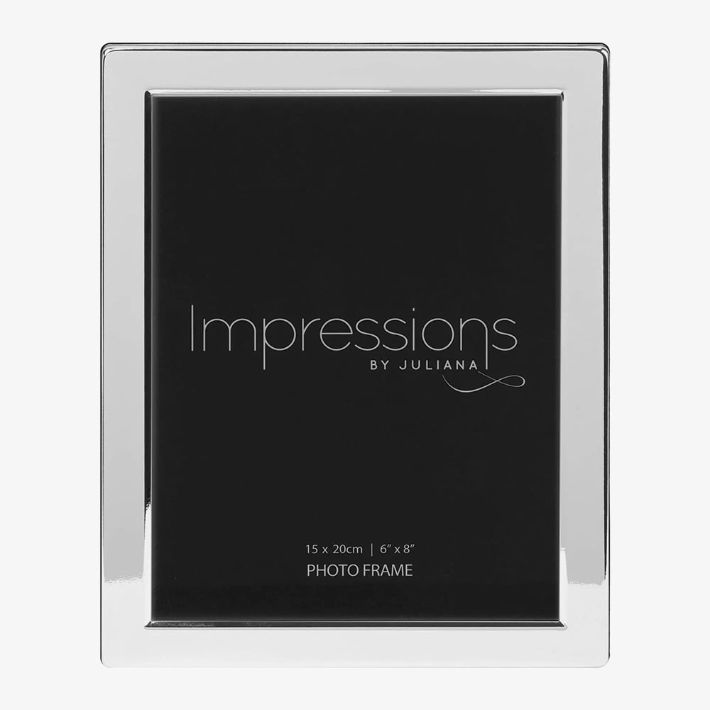 Impressions Silverplated Flat Edge 6x8 Inch Photo Frame 362068S