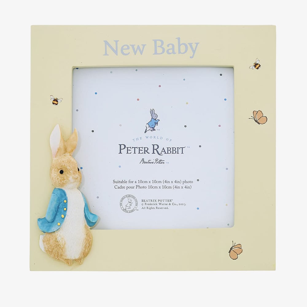 Peter Rabbit New Baby 4x4 Inch Photo Frame A29831