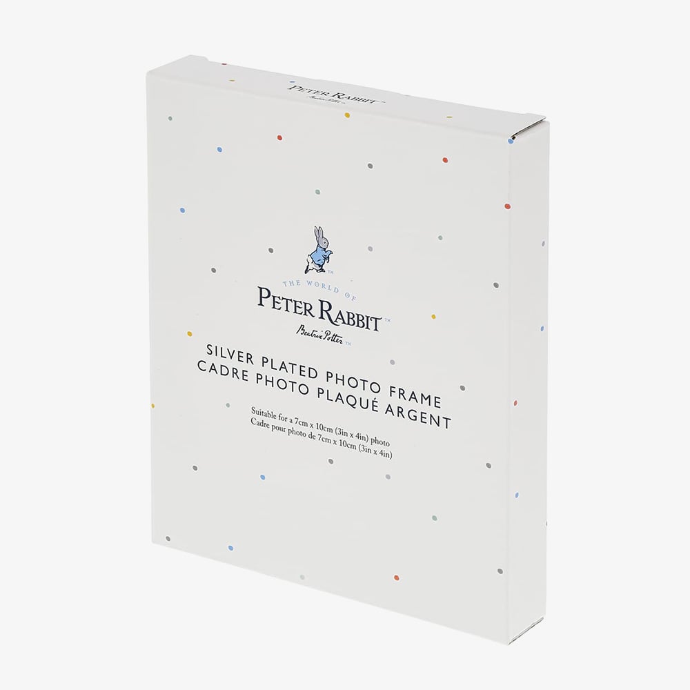 Peter Rabbit Silver Plated 3x4 Inch Photo Frame A32349