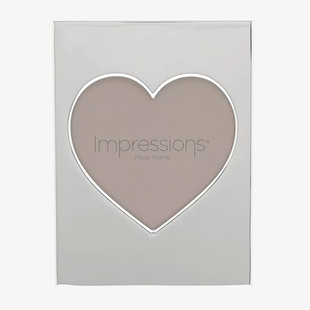 Impressions Heart Aperture 5X5 Photo Frame FS21955