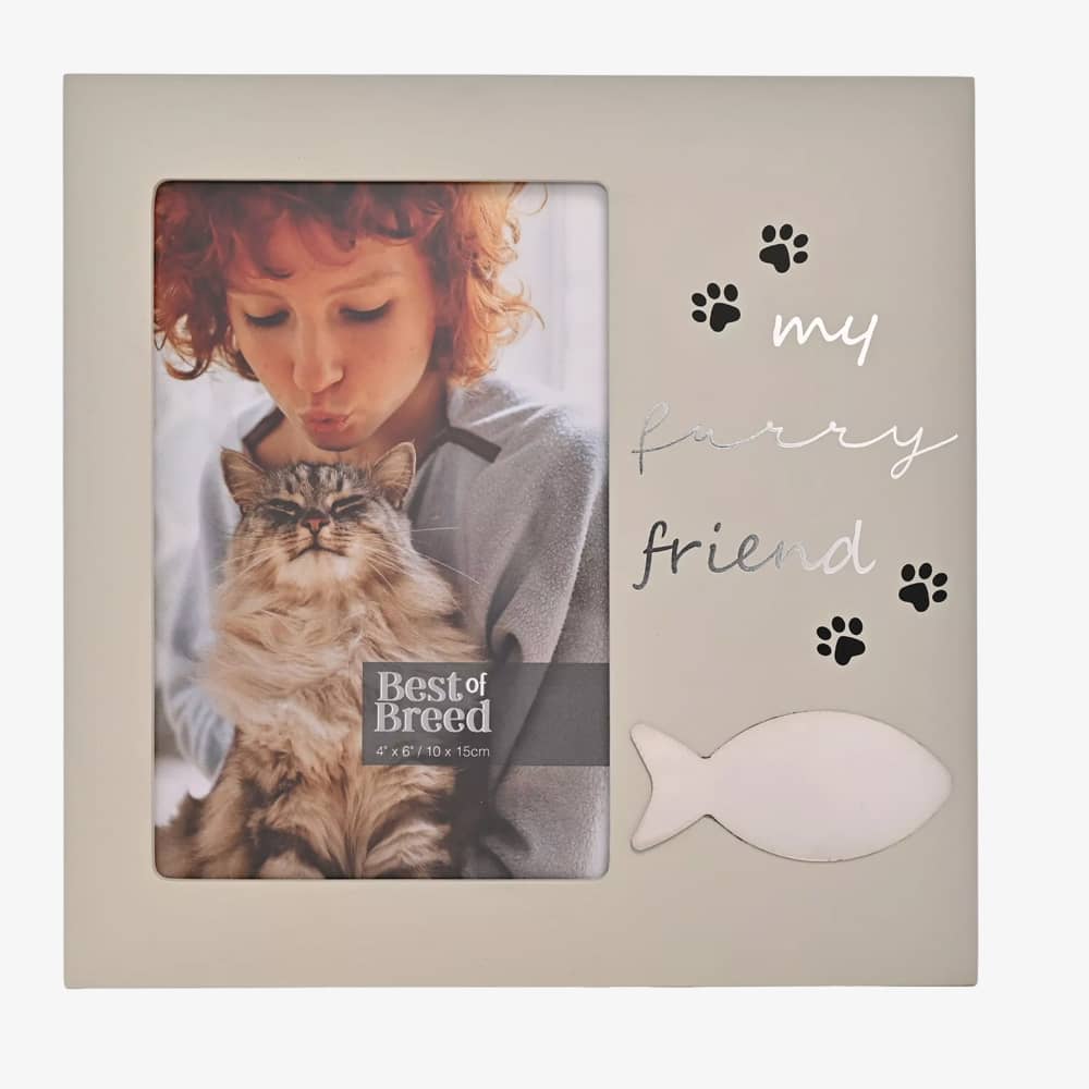 My Furry Friend Fish Icon 4X6 Photo Frame BB699
