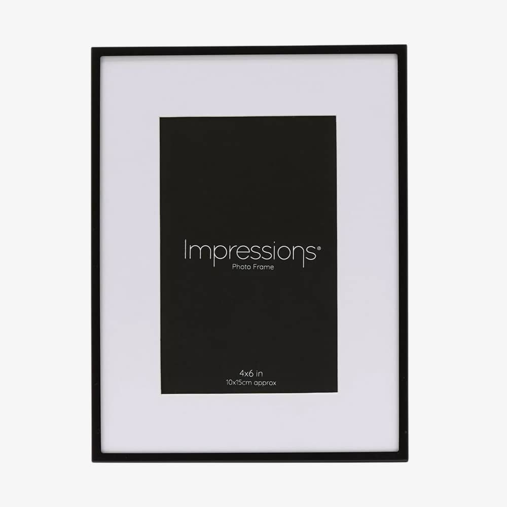 Black Steel 4x6 Photo Frame FS111346