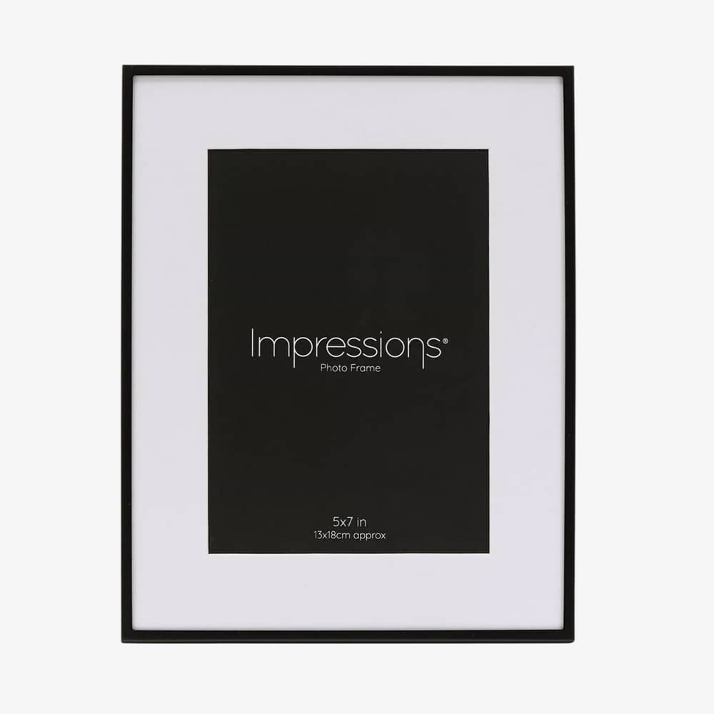 Black Steel 5x7 Photo Frame FS111357