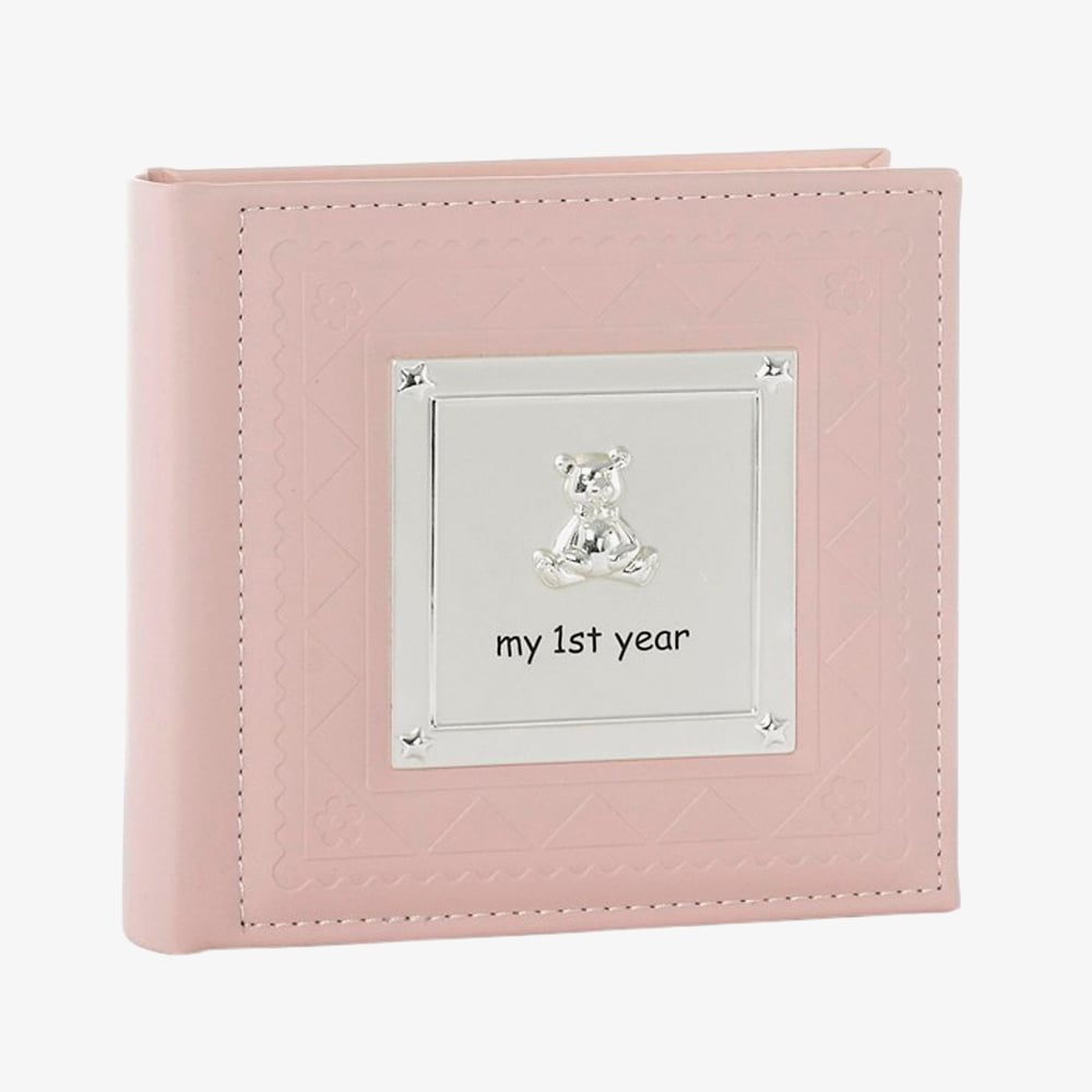 My First Year Pink Baby Photo Album 77803