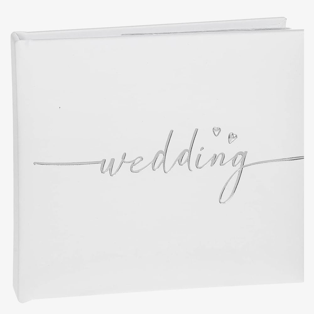 Modern Script 4x6 Large Wedding Photo Album 310111