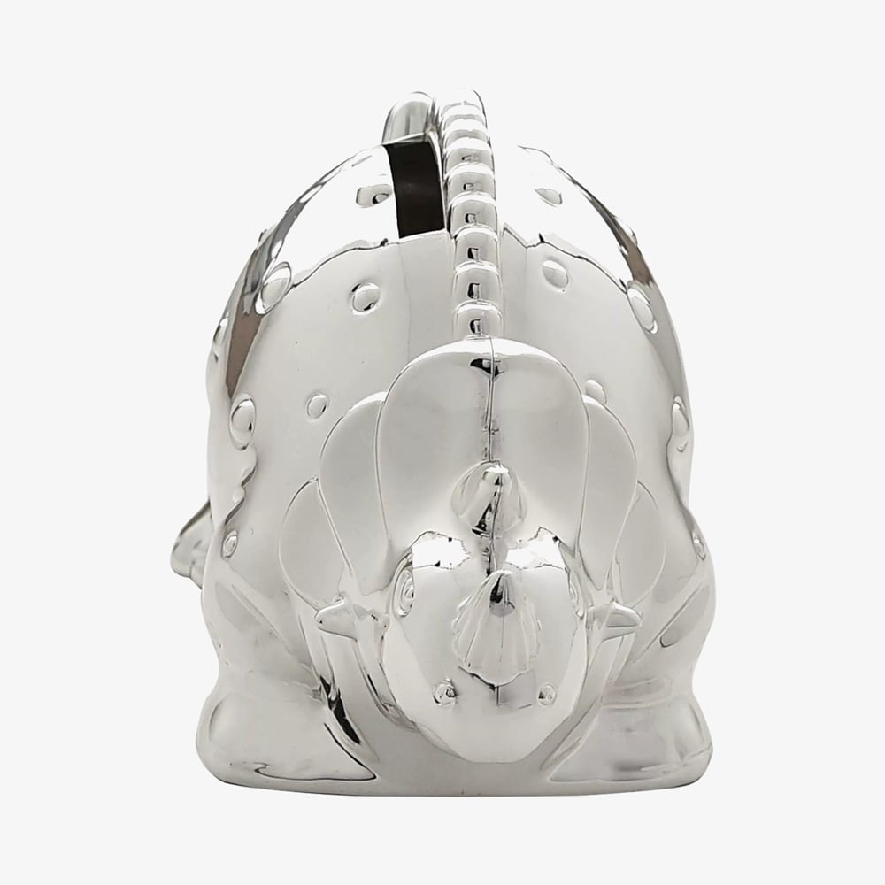 Bambino Silver Dinosaur Money Box Gift CG359
