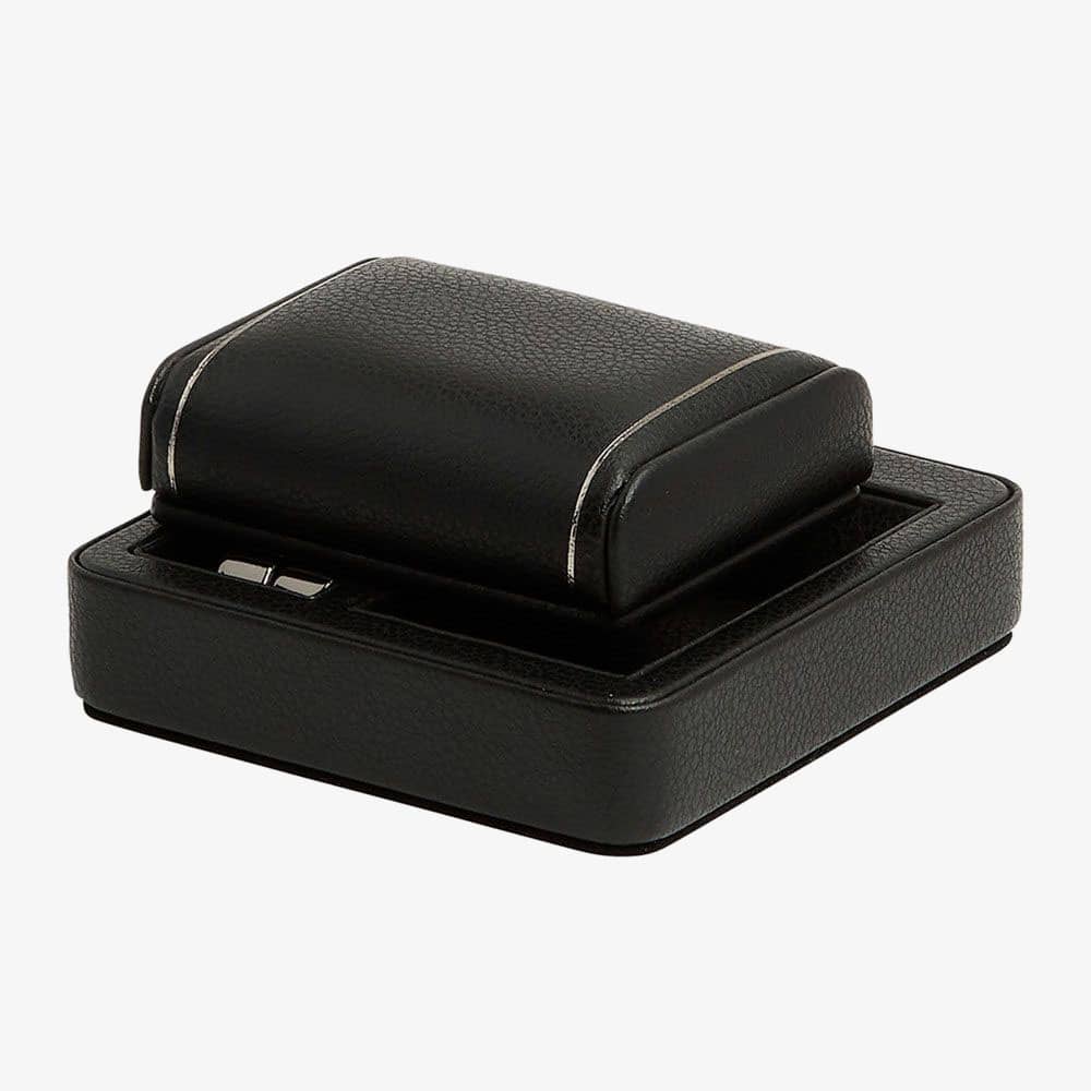 WOLF British Racing Black Single Travel Watch Stand 485402