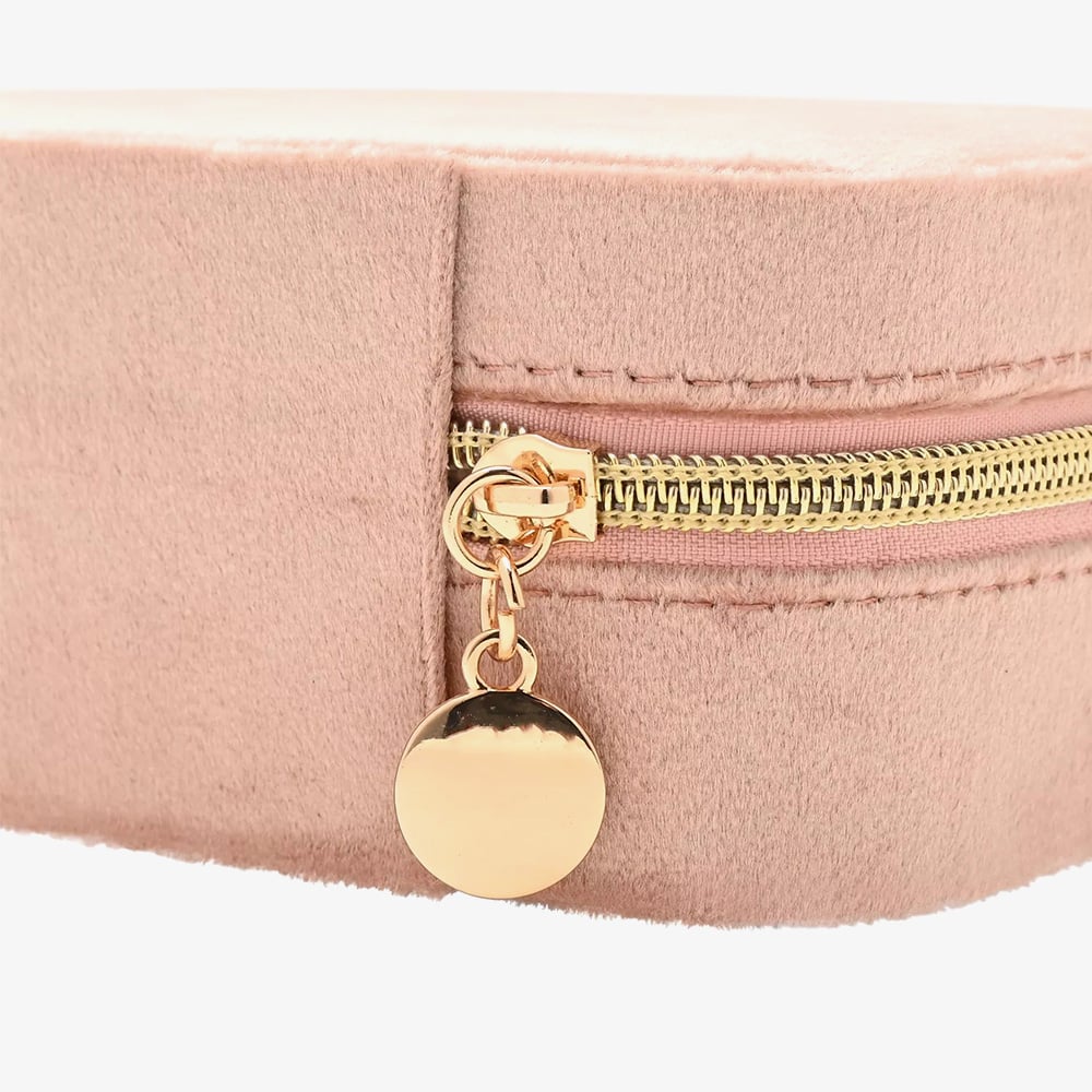 Sophia Blush Classic Velvet Jewellery Box SP3520