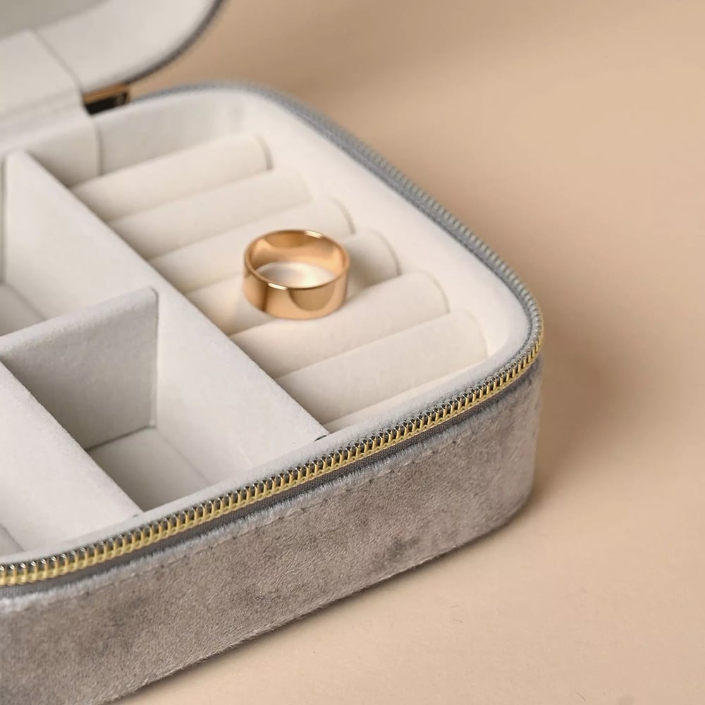 Sophia Silver Classic Velvet Jewellery Box SP3519