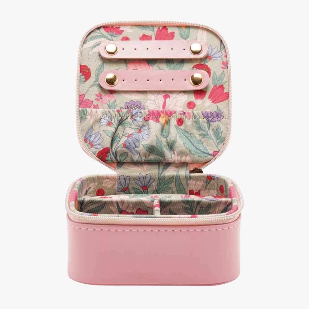 Sophia Lane Pink &amp; Green Floral Jewellery Box SP3797