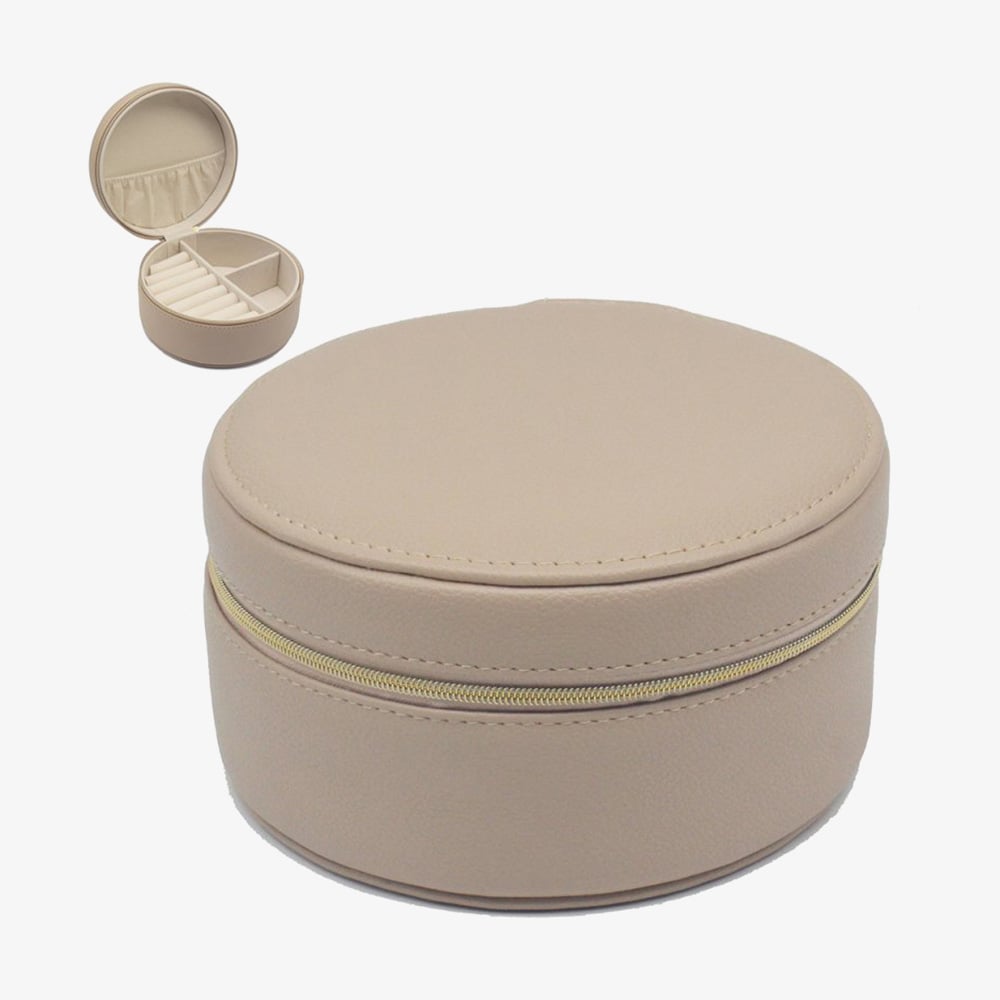 Round Beige Jewellery Box LP60584