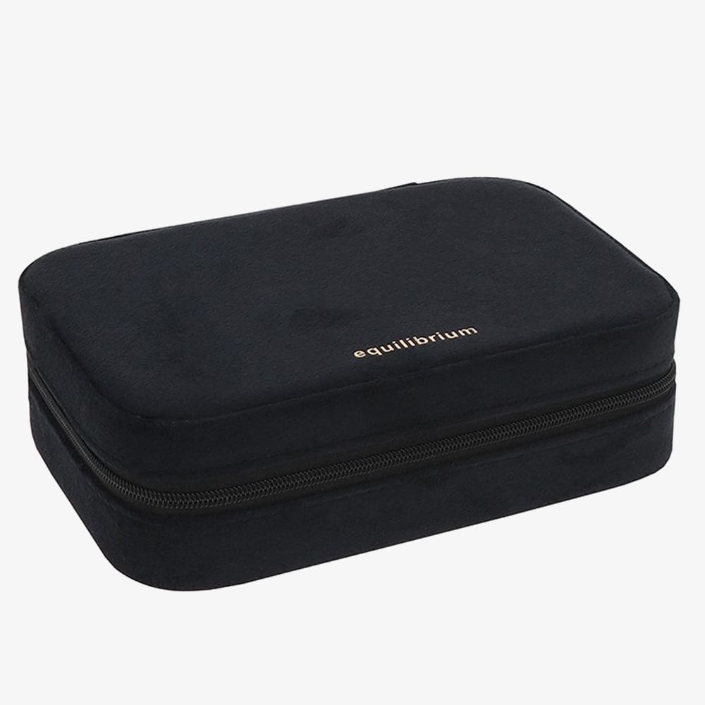 Black Oblong Velvet Jewellery Box 359982