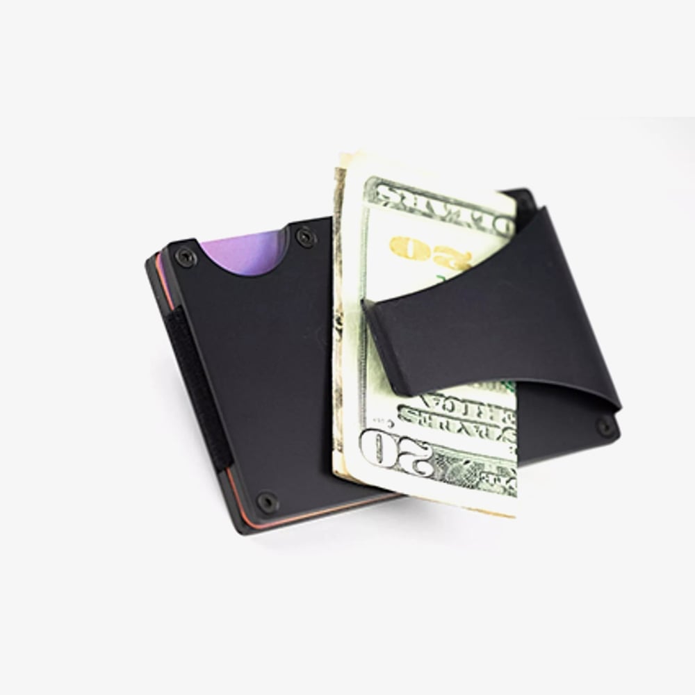 Mad Man Black Stainless Tactical Wallet HM2368