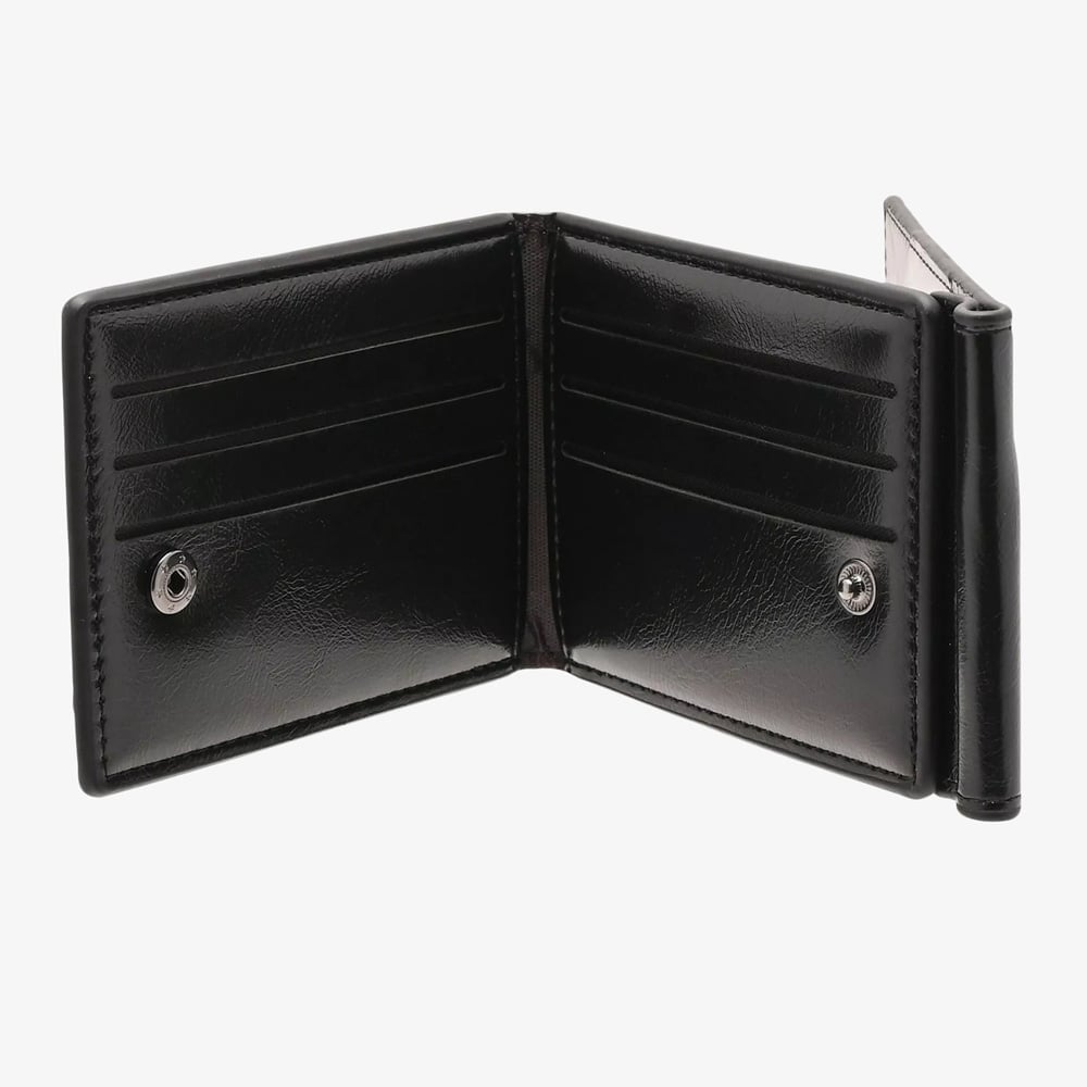 Mad Man Black 3 Fold Money Clip Wallet HM2369