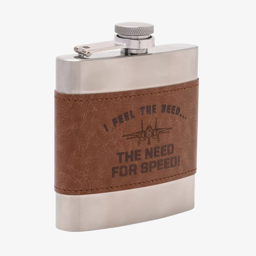 Top Gun Metal Hip Flask 6Oz Gift PM103