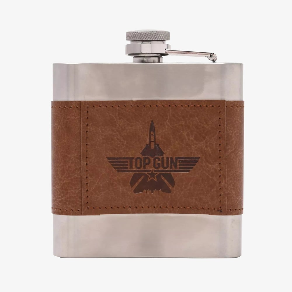 Top Gun Metal Hip Flask 6Oz Gift PM103