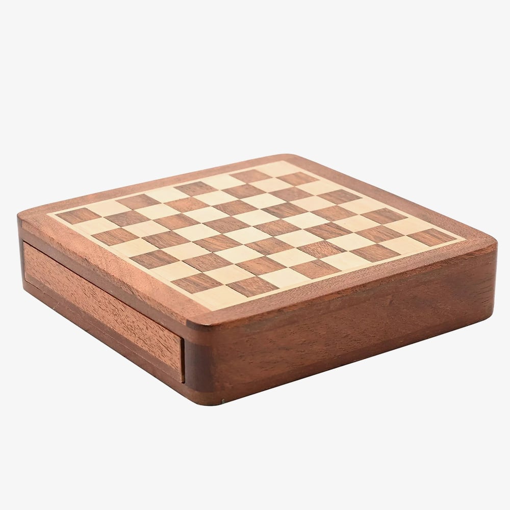 Harvey Makin Wooden Magnetic Chess Board HM1179