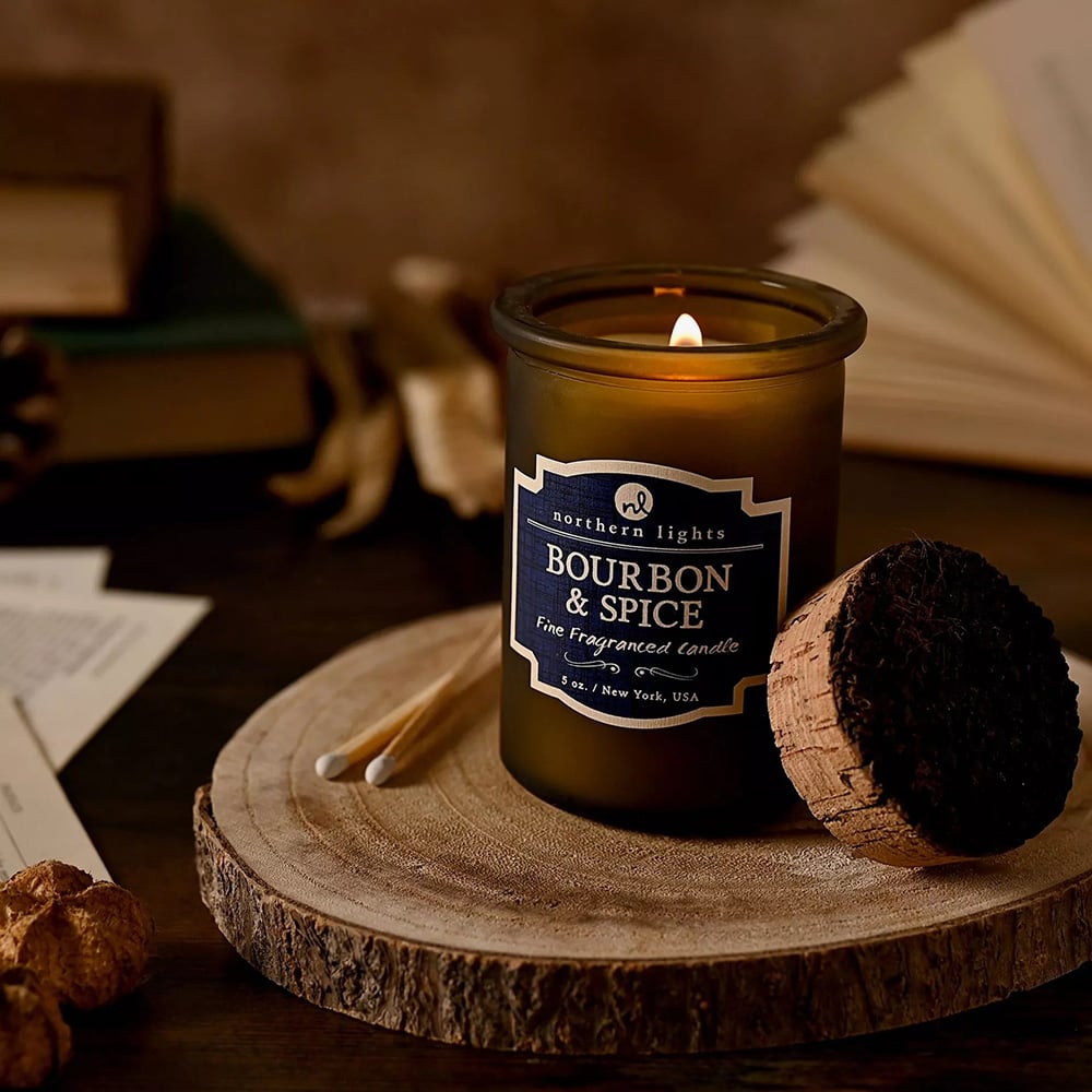 Northern Lights Bourbon And Spice Candle NL121
