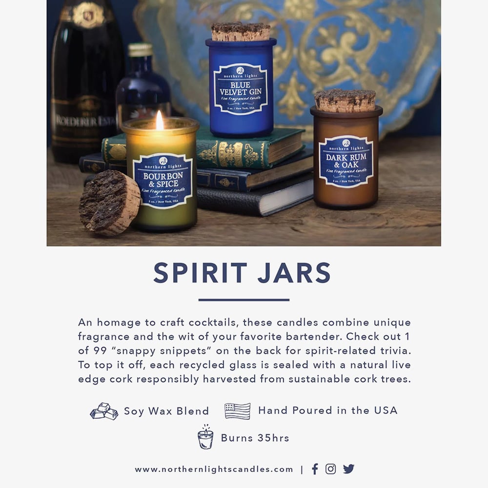 Northern Lights Bourbon And Spice Candle NL121