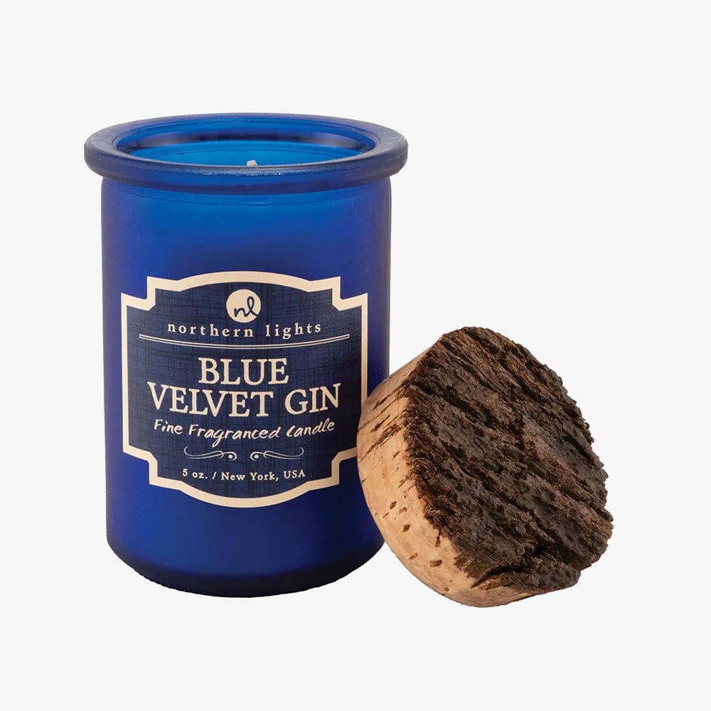 Northern Lights Blue Velvet Gin Candle NL120