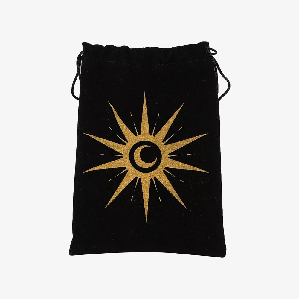Tarot Cards And Crystals Velvet Pouch Set Gift HW685