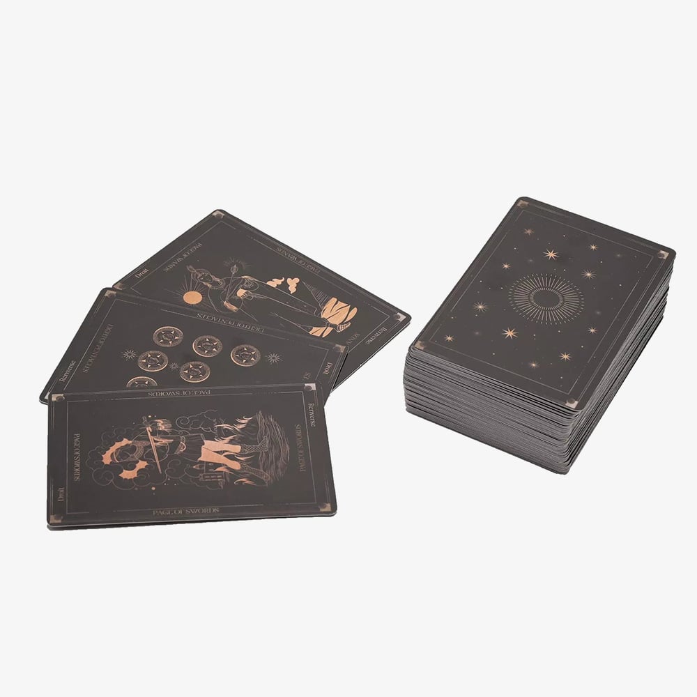 Tarot Cards And Crystals Velvet Pouch Set Gift HW685
