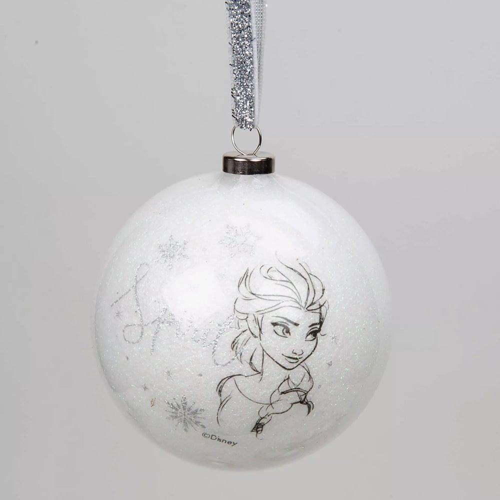 Disney Pack Of 15 Glitter Baubles XM8636