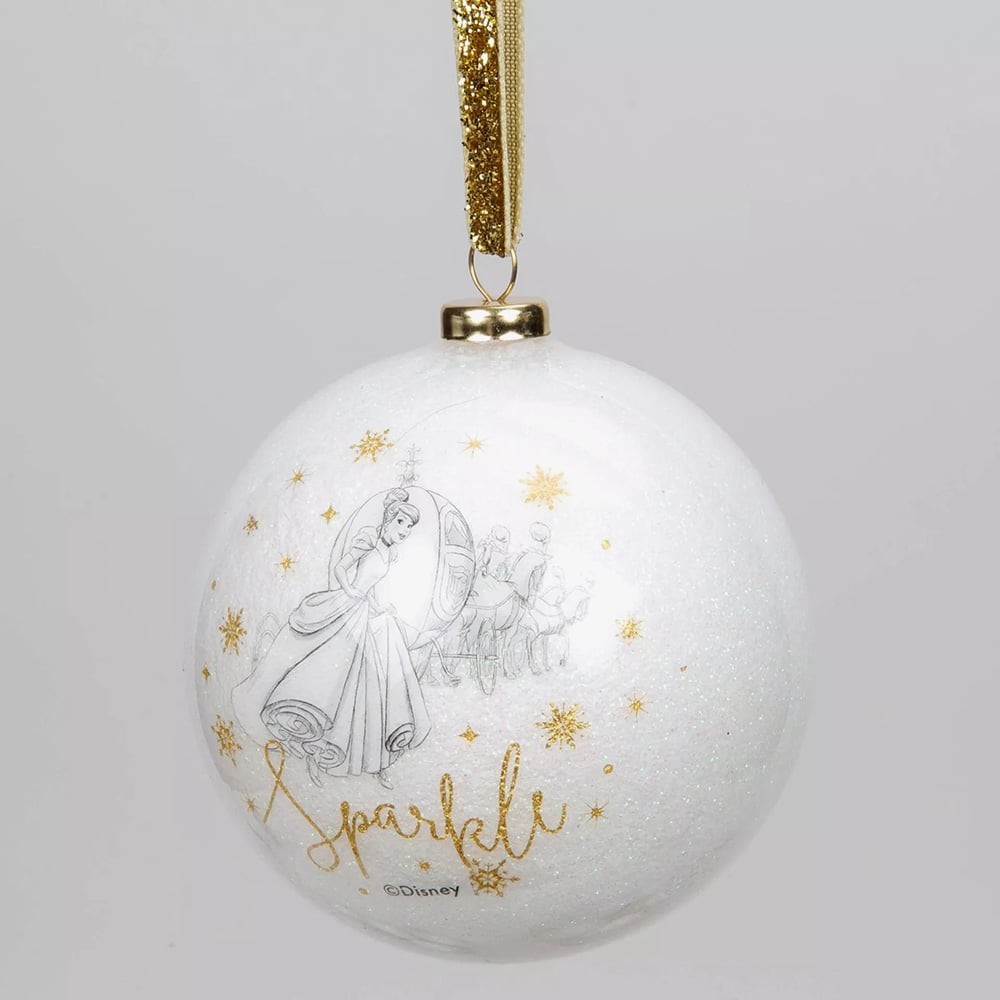 Disney Pack Of 15 Glitter Baubles XM8636