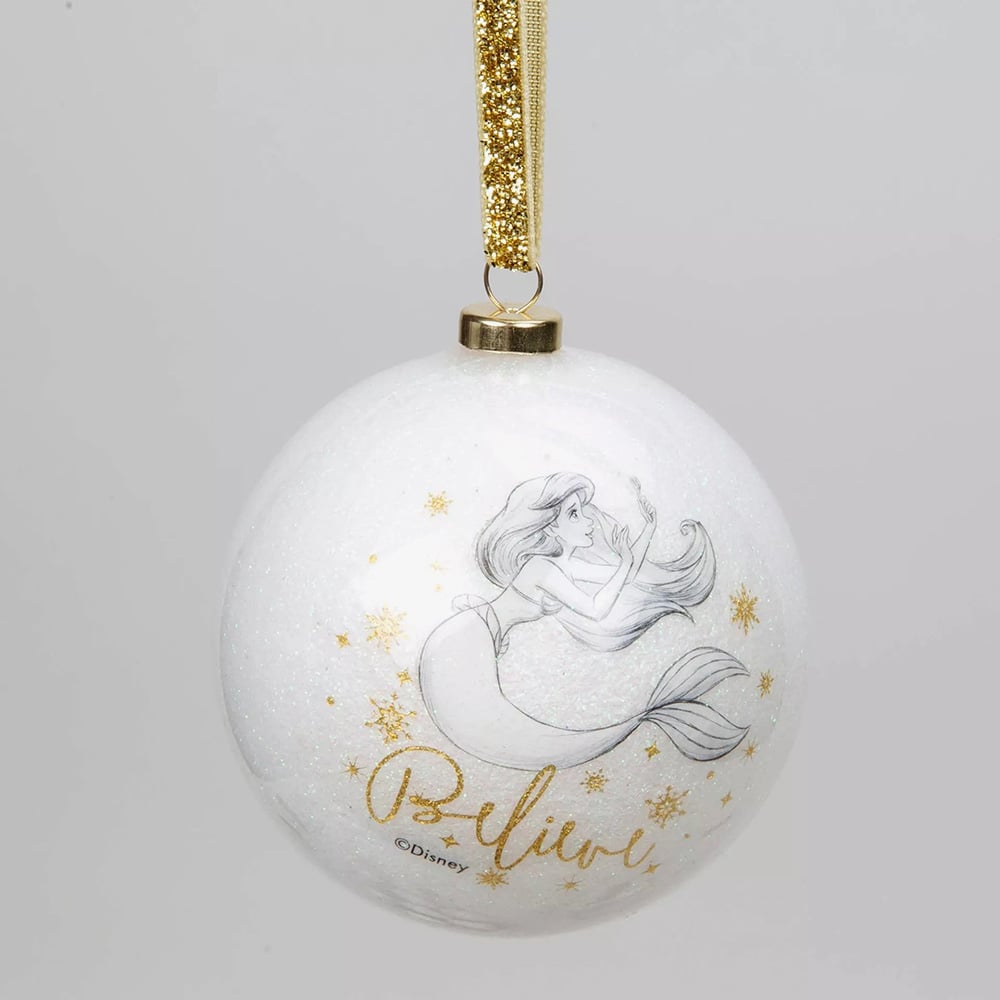 Disney Pack Of 15 Glitter Baubles XM8636