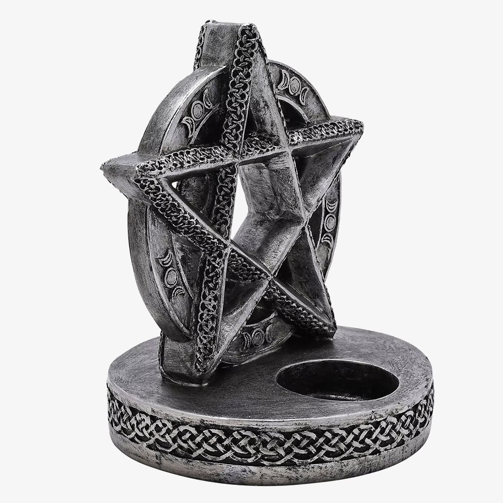 Mystic Legends Pentacle Candle Holder Gift 69687