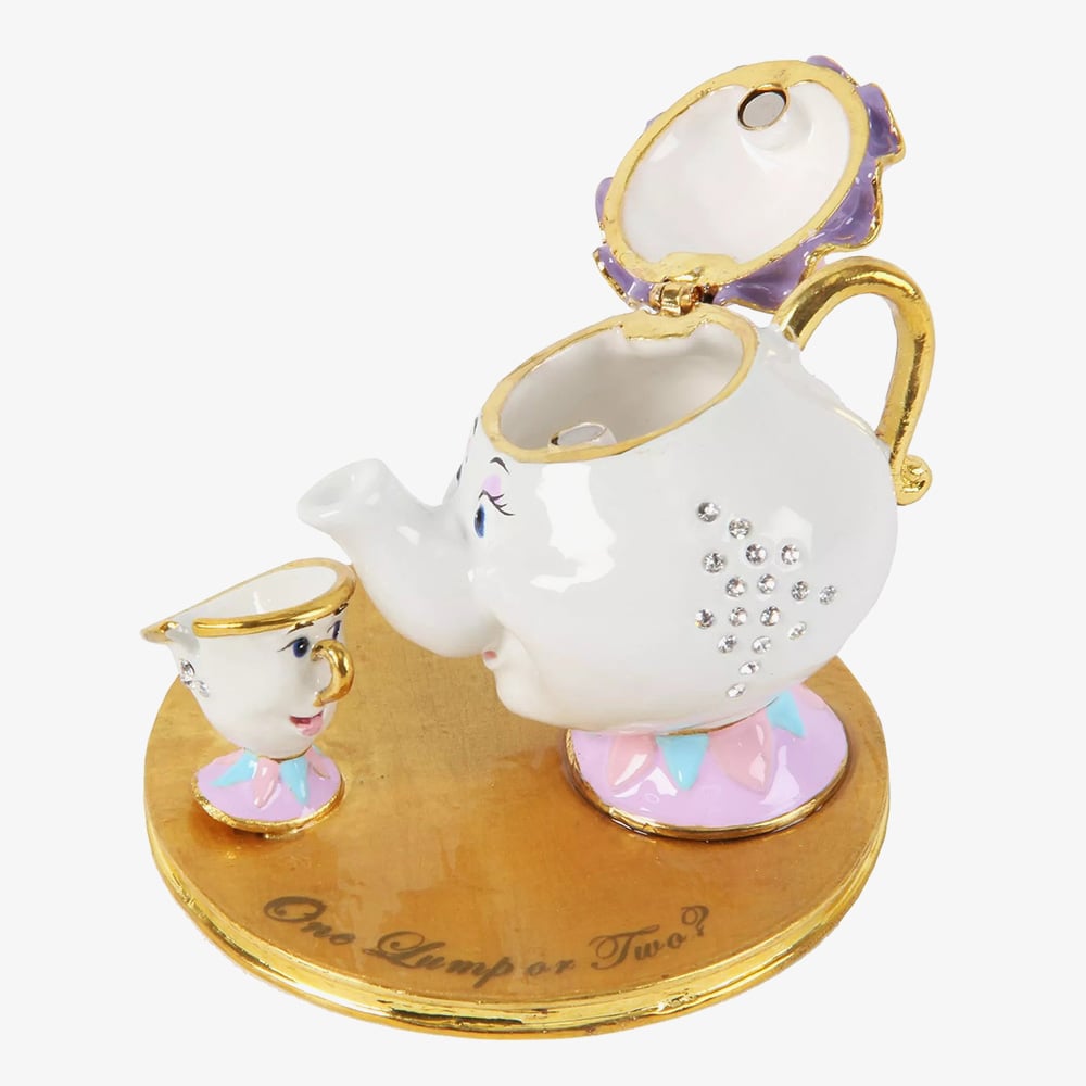 Disney Mrs Potts And Chip Trinket Box DI351