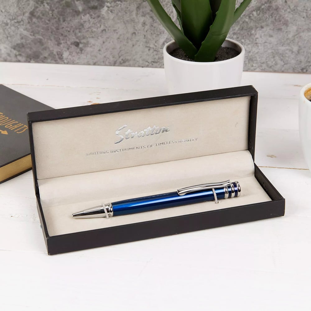 Stratton Blue Ballpoint Pen ST1194