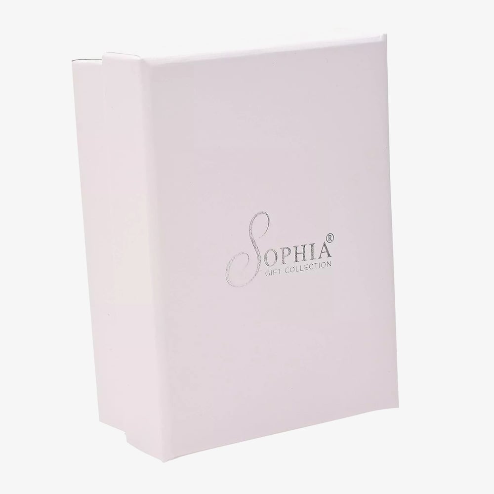 Sophia Oblong Flower Design Trinket Box JTB101