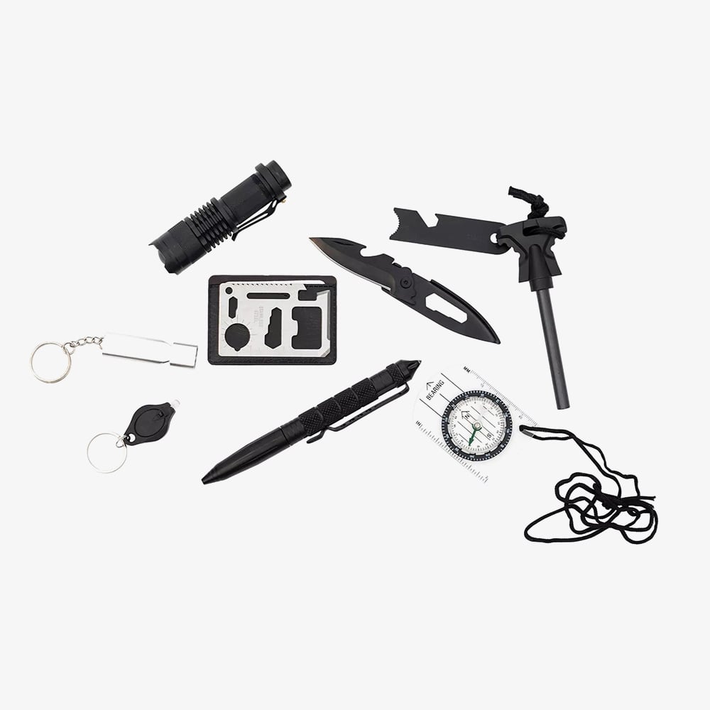 Mad Man Outdoor 8 Piece Survival Kit Gift HM2506