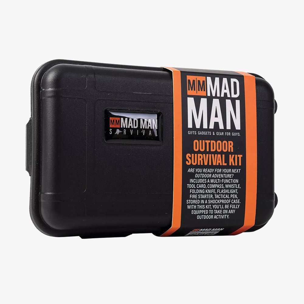 Mad Man Outdoor 8 Piece Survival Kit Gift HM2506