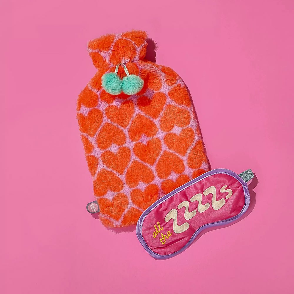 The Snuggle Is Real Hot Watter Bottle And Eye Mask Gift BL117