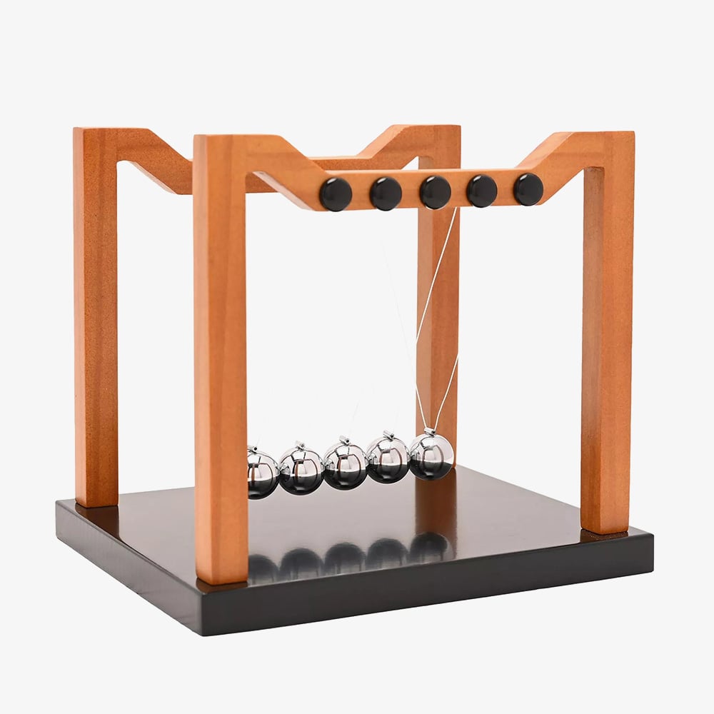 Harvey Makin Wooden Newtons Cradle Ornament HM788