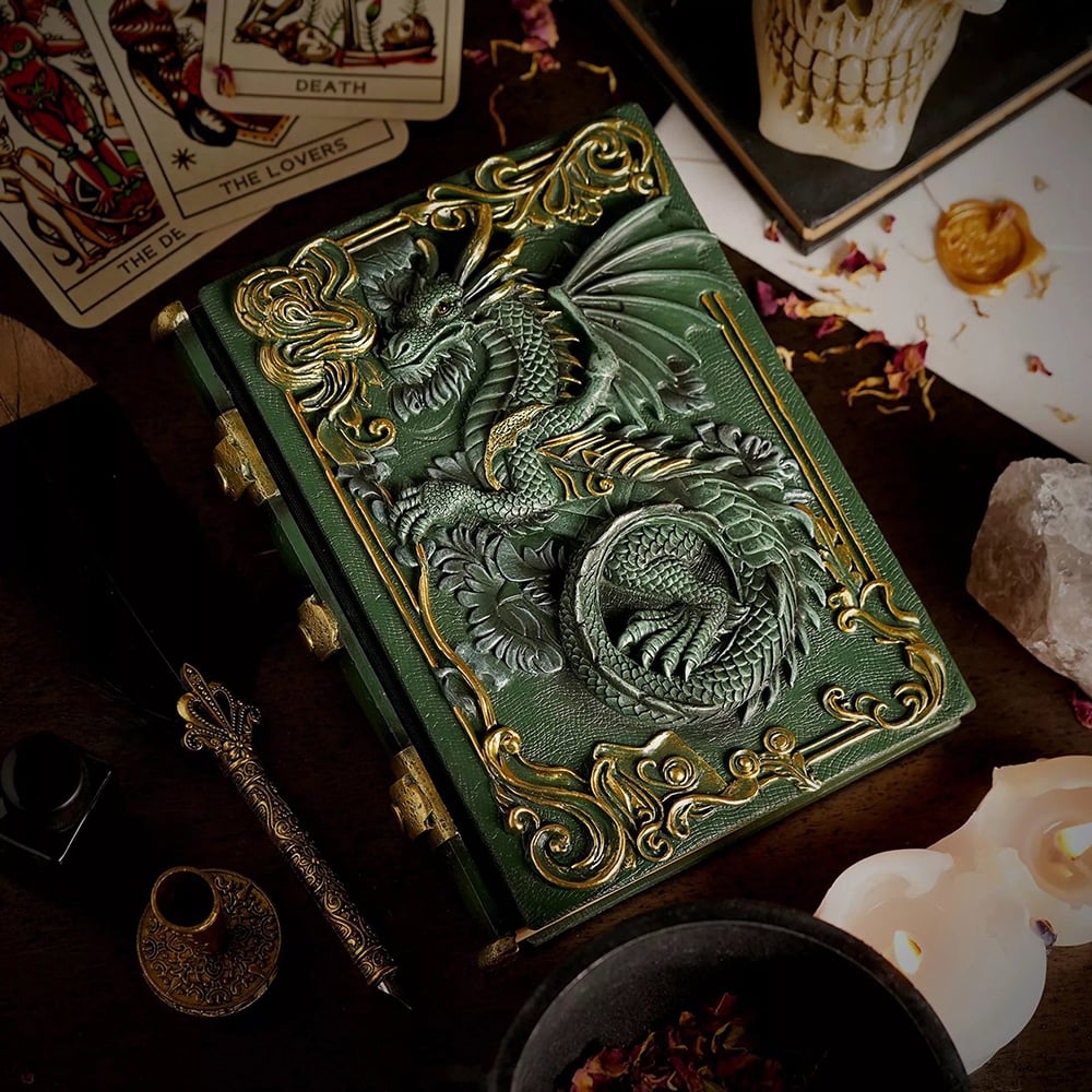 Mystic Legends Green Dragon 3D Notebook 69717