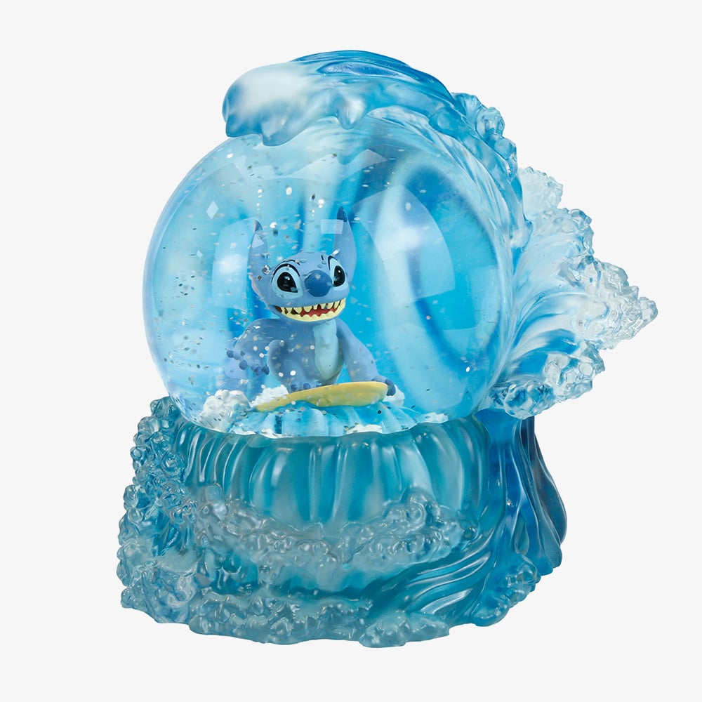 Disney Showcase Stitch Surfing Waterball Ornament 6016305