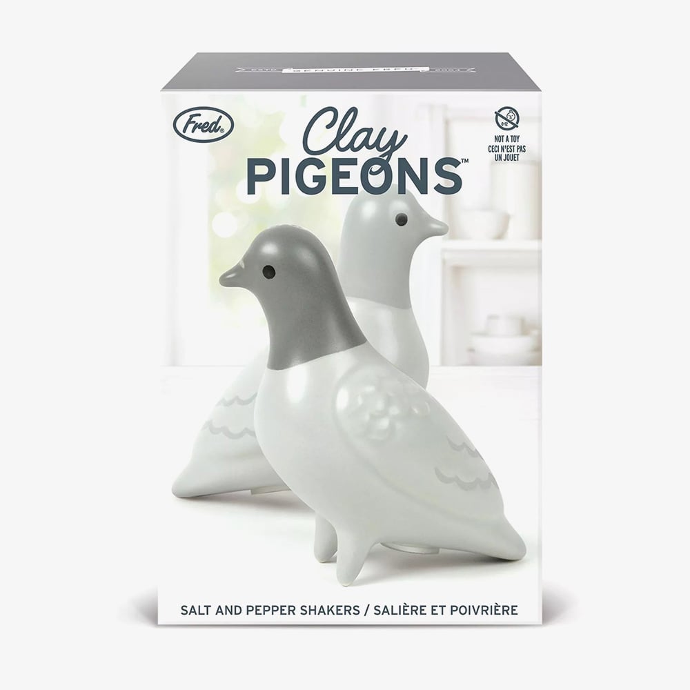 Fred Clay Pigeon Salt And Pepper Shakers Novelty 5316924