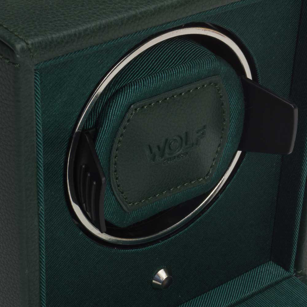 WOLF Cub With Cover Green Watch Winder 461141
