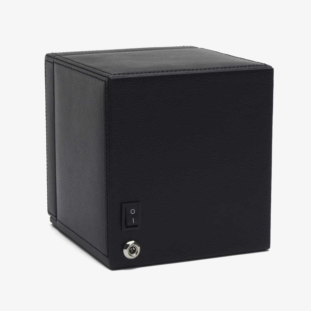 WOLF Cub With Cover Black Watch Winder 461103