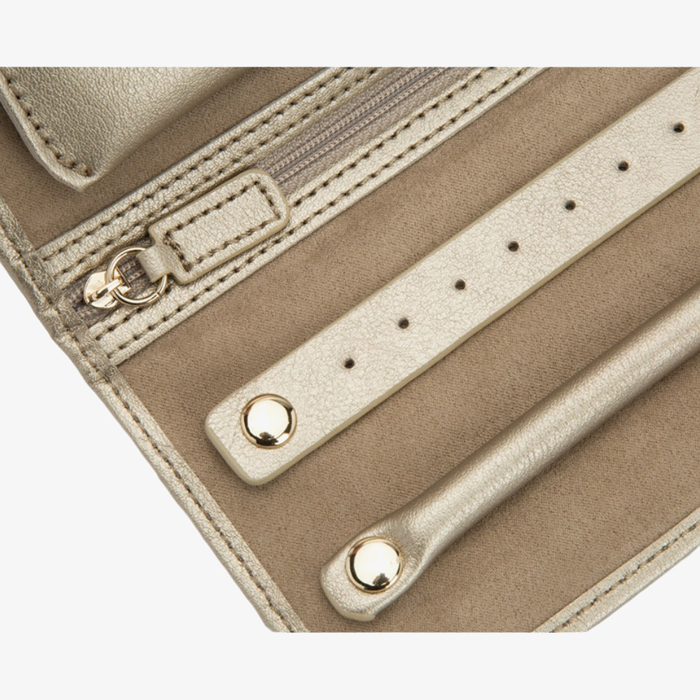 WOLF Palermo Pewter Jewellery Roll 213478