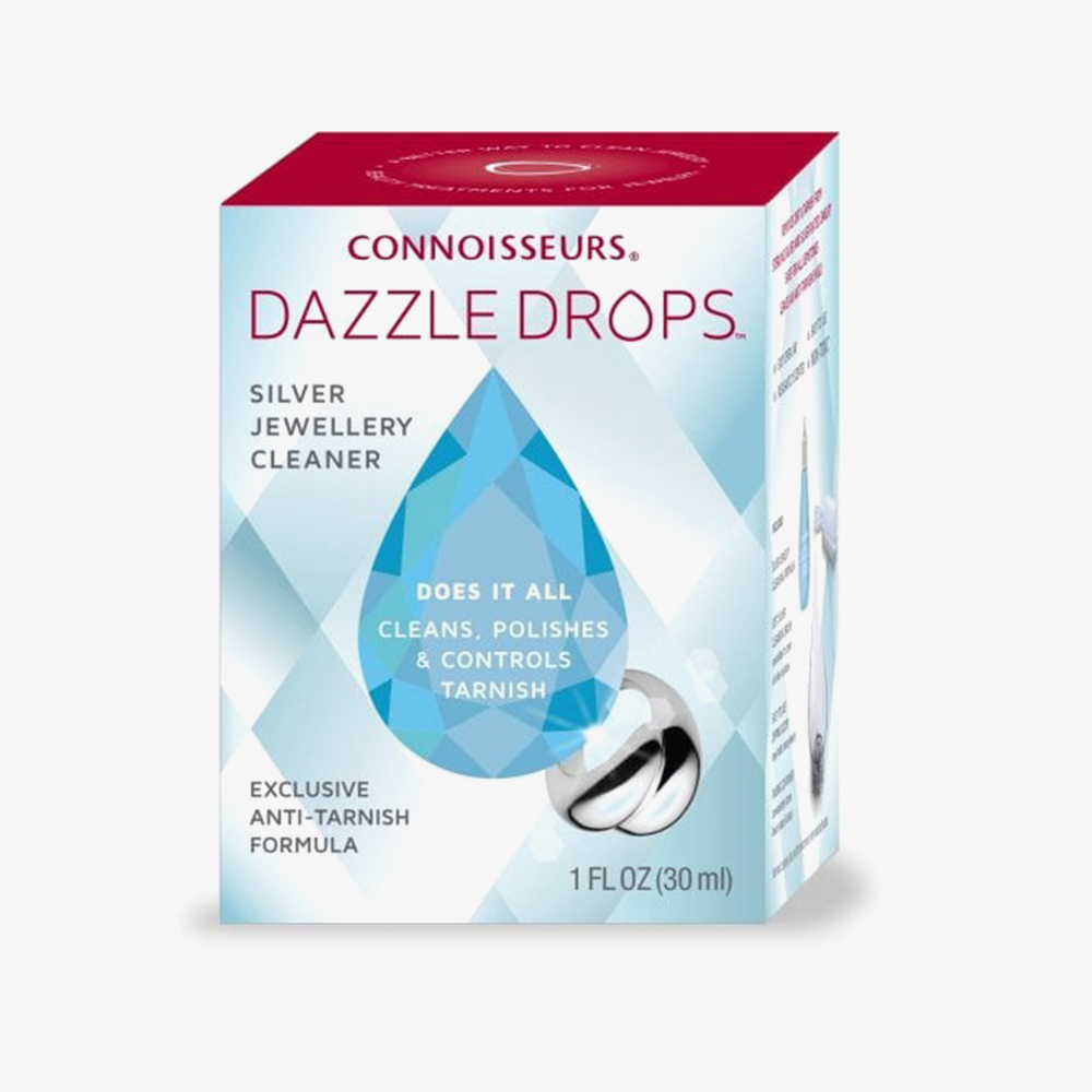 Product photograph of Connoisseurs Dazzle Drops Silver Cleaner Cleaning Set Conn1061-6 from The Jewel Hut